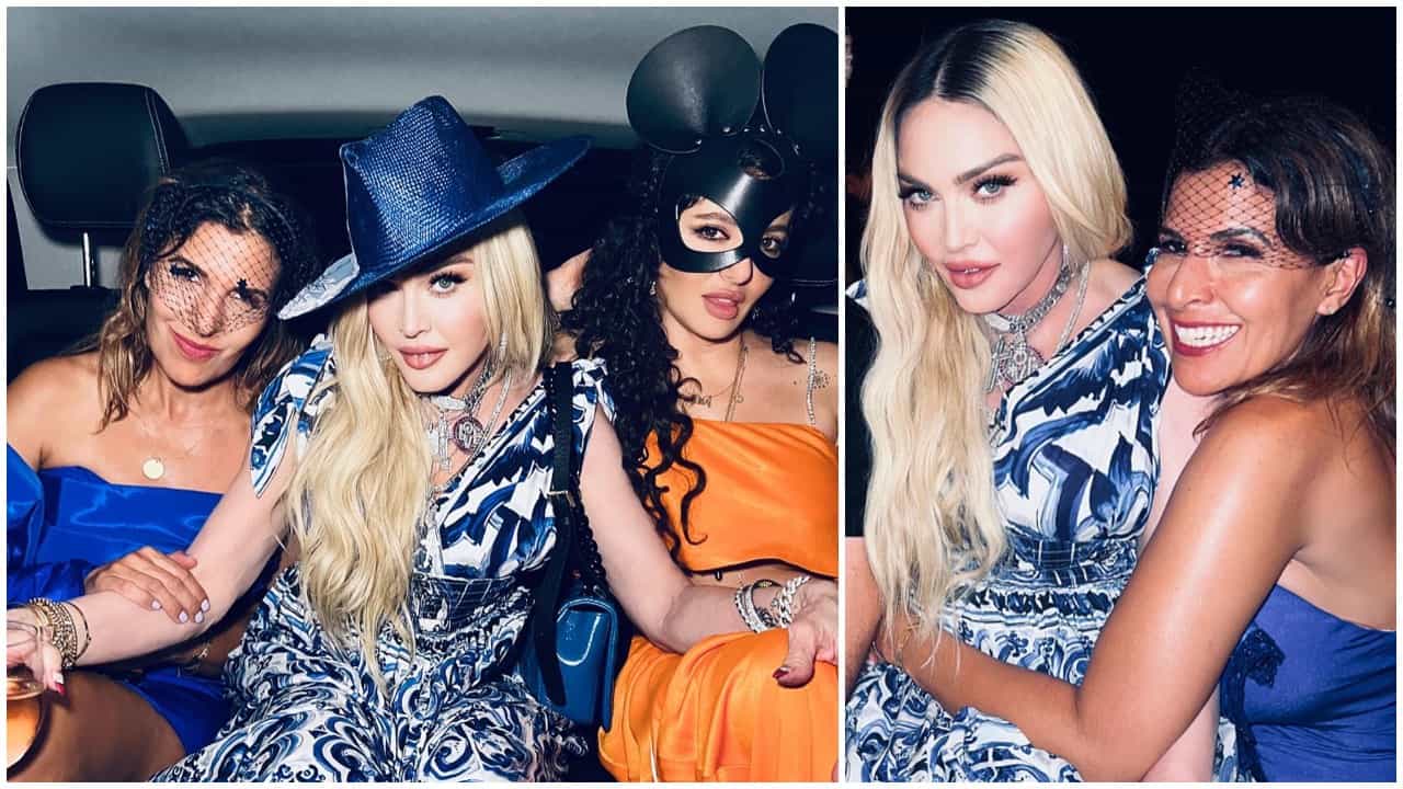 Madonna: ಬರ್ತ್ಡೇ ಖುಷಿಯಲ್ಲಿ ಗೆಳತಿಯರಿಗೆ ಫ್ರೆಂಚ್ ಕಿಸ್ ನೀಡಿದ ಗಾಯಕಿ ಮಡೋನಾ; ವಿಡಿಯೋ ವೈರಲ್ Madonna: ಬರ್ತ್ಡೇ ಖುಷಿಯಲ್ಲಿ ಗೆಳತಿಯರಿಗೆ ಫ್ರೆಂಚ್ ಕಿಸ್ ನೀಡಿದ ಗಾಯಕಿ ಮಡೋನಾ; ವಿಡಿಯೋ ವೈರಲ್