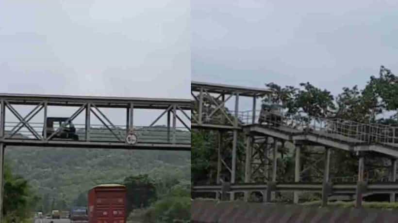 Viral Video: ರಸ್ತೆಯಲ್ಲಿ ಸಂಚರಿಸುತ್ತಿದ್ದೇನೆ ಎಂದು ಬೀಗಬೇಡ, ಫುಟ್ಬ್ರಿಡ್ಜ್ನಲ್ಲಿ ಆಟೋ ಸಂಚರಿಸಿದ್ದನ್ನು ನೋಡಿದ್ದೇವೆ