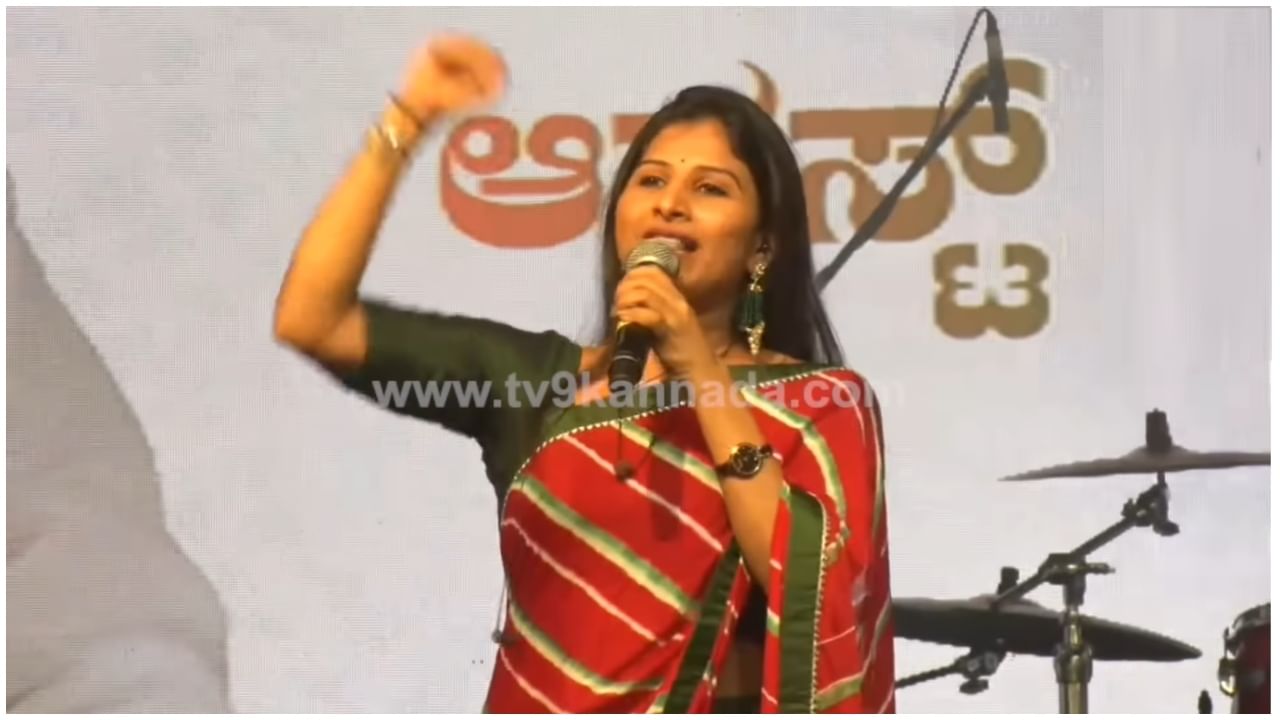 Singer Mangli: ಬೆಂಗಳೂರಿನ ಬಿಜೆಪಿ ಕಚೇರಿಯಲ್ಲಿ ತೆಲುಗು ಗಾಯಕಿ ಮಂಗ್ಲಿ ‘ವಂದೇ ಮಾತರಂ’ ಘೋಷ