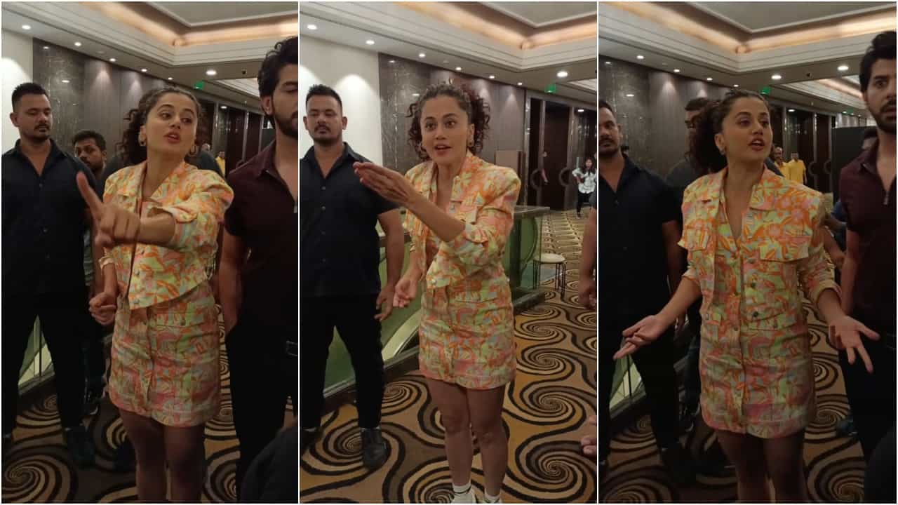 Taapsee Pannu: ಎಲ್ಲರ ಎದುರು ತಾಪ್ಸಿ ಪನ್ನು ಕಿರಿಕ್; ನಟಿಯ ಕೋಪಕ್ಕೆ ಕಾರಣವಾಯ್ತು ಫೋಟೋಗ್ರಾಫರ್ ವರ್ತನೆ Taapsee Pannu: ಎಲ್ಲರ ಎದುರು ತಾಪ್ಸಿ ಪನ್ನು ಕಿರಿಕ್; ನಟಿಯ ಕೋಪಕ್ಕೆ ಕಾರಣವಾಯ್ತು ಫೋಟೋಗ್ರಾಫರ್ ವರ್ತನೆ