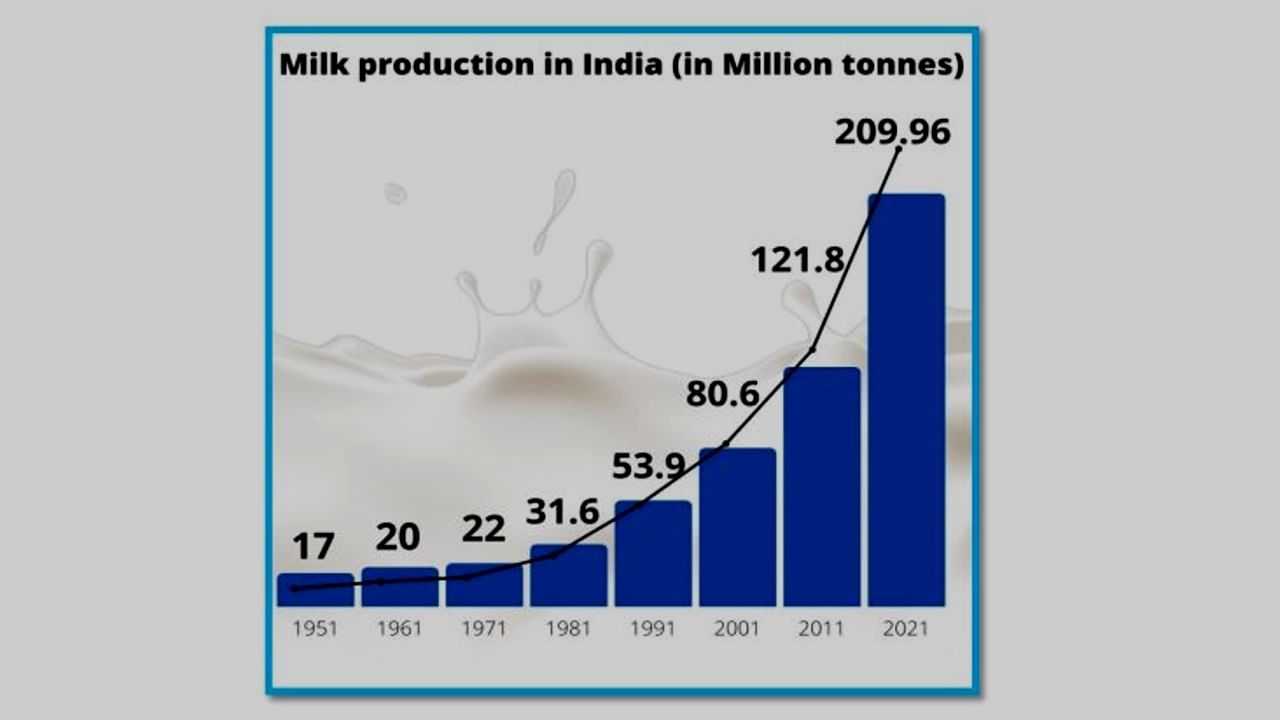 Milk Production: ಗೋಮಾತೆಗೆ ನಮೋ ನಮಃ, ಹಾಲು ಉತ್ಪಾದನೆಯಲ್ಲಿ ಭಾರತದ ಚೊಚ್ಚಲ ಸ್ಥಾನ ಅಬಾಧಿತ Milk Production: ಗೋಮಾತೆಗೆ ನಮೋ ನಮಃ, ಹಾಲು ಉತ್ಪಾದನೆಯಲ್ಲಿ ಭಾರತದ ಚೊಚ್ಚಲ ಸ್ಥಾನ ಅಬಾಧಿತ
