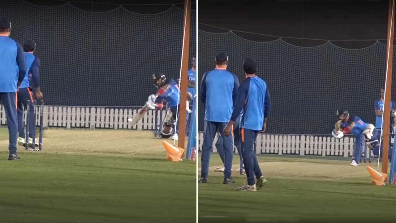 Virat Kohli: ಅಭ್ಯಾಸದ ವೇಳೆ ಜಡೇಜಾ, ಚಹಲ್ ಬೌಲಿಂಗ್ನಲ್ಲಿ ವಿರಾಟ್ ಕೊಹ್ಲಿಯಿಂದ ಸಿಕ್ಸರ್ಗಳ ಸುರಿಮಳೆ: ವಿಡಿಯೋ Virat Kohli: ಅಭ್ಯಾಸದ ವೇಳೆ ಜಡೇಜಾ, ಚಹಲ್ ಬೌಲಿಂಗ್ನಲ್ಲಿ ವಿರಾಟ್ ಕೊಹ್ಲಿಯಿಂದ ಸಿಕ್ಸರ್ಗಳ ಸುರಿಮಳೆ: ವಿಡಿಯೋ