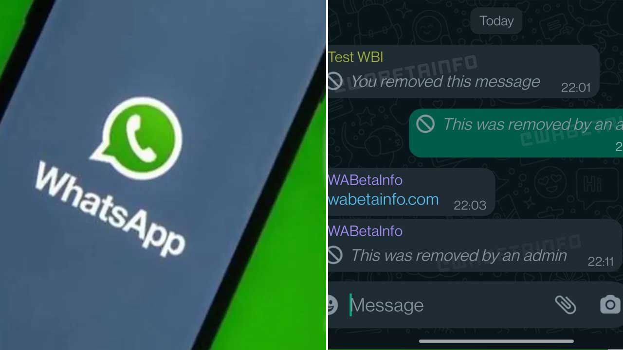 WhatsApp: ವಾಟ್ಸ್ಆ್ಯಪ್ನಲ್ಲಿ ಬರುತ್ತಿದೆ ಅಚ್ಚರಿ ಫೀಚರ್: ಗ್ರೂಪ್ ಅಡ್ಮಿನ್ಗಳು ಇದನ್ನ ನೋಡಲೇಬೇಕು WhatsApp: ವಾಟ್ಸ್ಆ್ಯಪ್ನಲ್ಲಿ ಬರುತ್ತಿದೆ ಅಚ್ಚರಿ ಫೀಚರ್: ಗ್ರೂಪ್ ಅಡ್ಮಿನ್ಗಳು ಇದನ್ನ ನೋಡಲೇಬೇಕು
