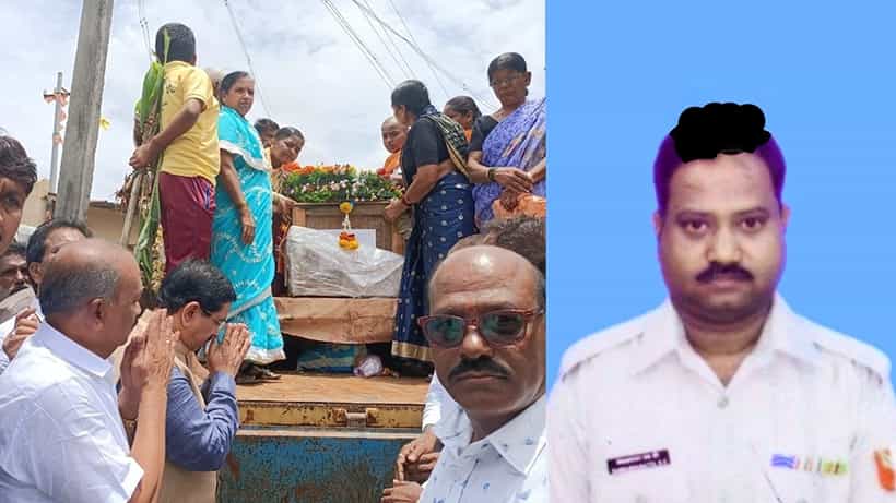 ಧಾರವಾಡ: BSF ಯೋಧ ಗಂಗಾಧರಯ್ಯ ಹಿರೇಮಠ ಹೃದಯಾಘಾತಕ್ಕೆ ಬಲಿ; ರೊಟ್ಟಿಗವಾಡ ಗ್ರಾಮಕ್ಕೆ ತೆರಳಿ ಅಂತಿಮ ನಮಸ ಸಲ್ಲಿಸಿದ ಕೇಂದ್ರ ಸಚಿವ ಪ್ರಲ್ಹಾದ ಜೋಶಿ