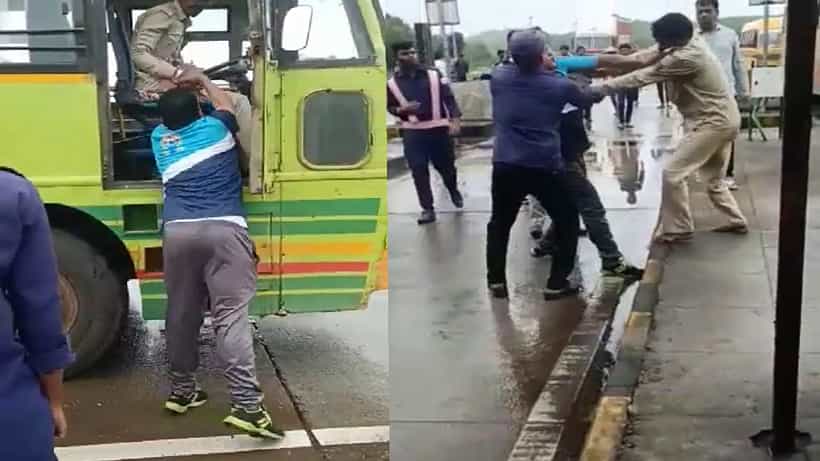 ಕಾರವಾರ: ಕುಡಿದ ಮತ್ತಿನಲ್ಲಿ ಸಾರಿಗೆ ನೌಕರನ ಮೇಲೆ ಹಲ್ಲೆ ನಡೆಸಿ ರಂಪಾಟ