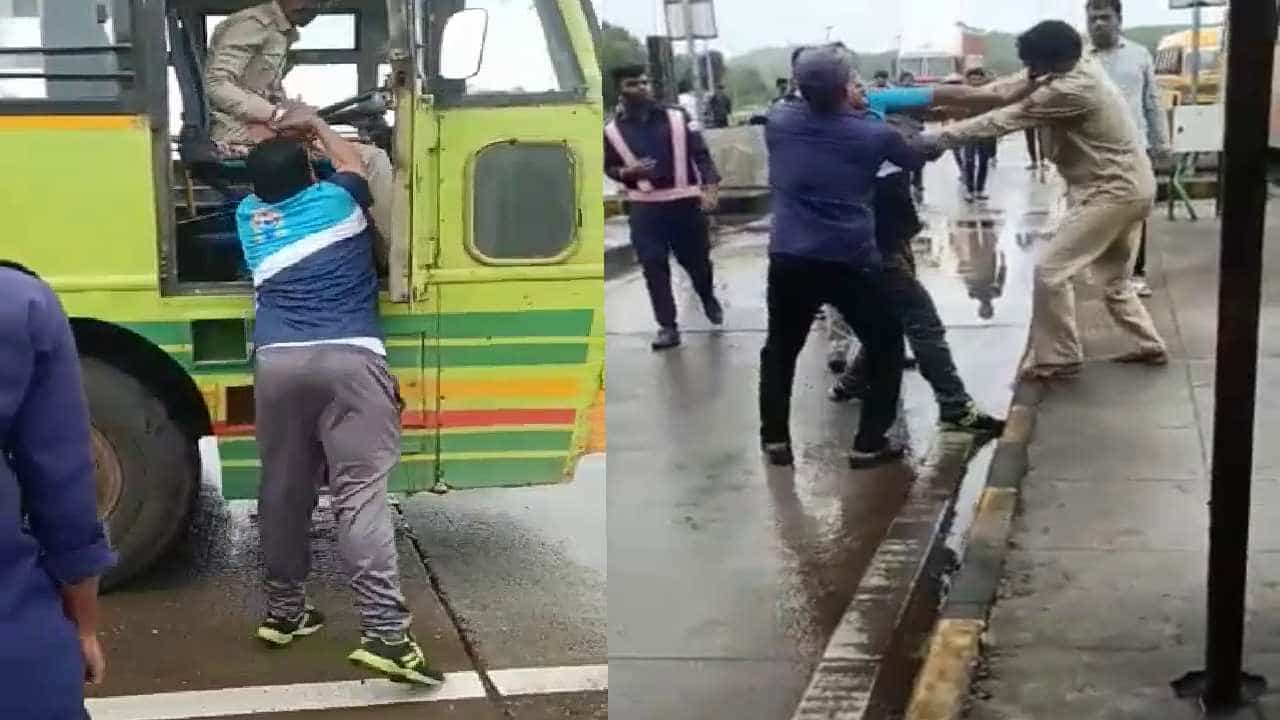 ಕಾರವಾರ: ಕುಡಿದ ಮತ್ತಿನಲ್ಲಿ ಸಾರಿಗೆ ನೌಕರನ ಮೇಲೆ ಹಲ್ಲೆ ನಡೆಸಿ ರಂಪಾಟ ಕಾರವಾರ: ಕುಡಿದ ಮತ್ತಿನಲ್ಲಿ ಸಾರಿಗೆ ನೌಕರನ ಮೇಲೆ ಹಲ್ಲೆ ನಡೆಸಿ ರಂಪಾಟ