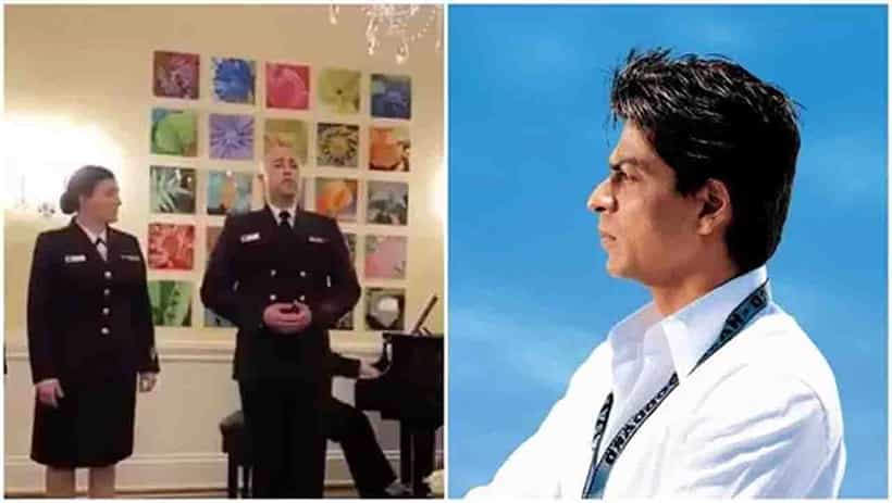 Viral Video: ಅಮೆರಿಕದ ನೌಕಾಪಡೆಯ ಅಧಿಕಾರಿಗಳು ಹಾಡಿದ ‘ಸ್ವದೇಸ್‘ ಹಾಡು ವೈರಲ್