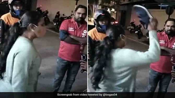 Viral Video: ಝೊಮ್ಯಾಟೋ ಡೆಲಿವರಿ ಏಜೆಂಟ್​ನನ್ನು ಥಳಿಸಿದ ಮಹಿಳೆ ವಿರುದ್ಧ ನೆಟ್ಟಿಗರ ಆಕ್ರೋಶ
