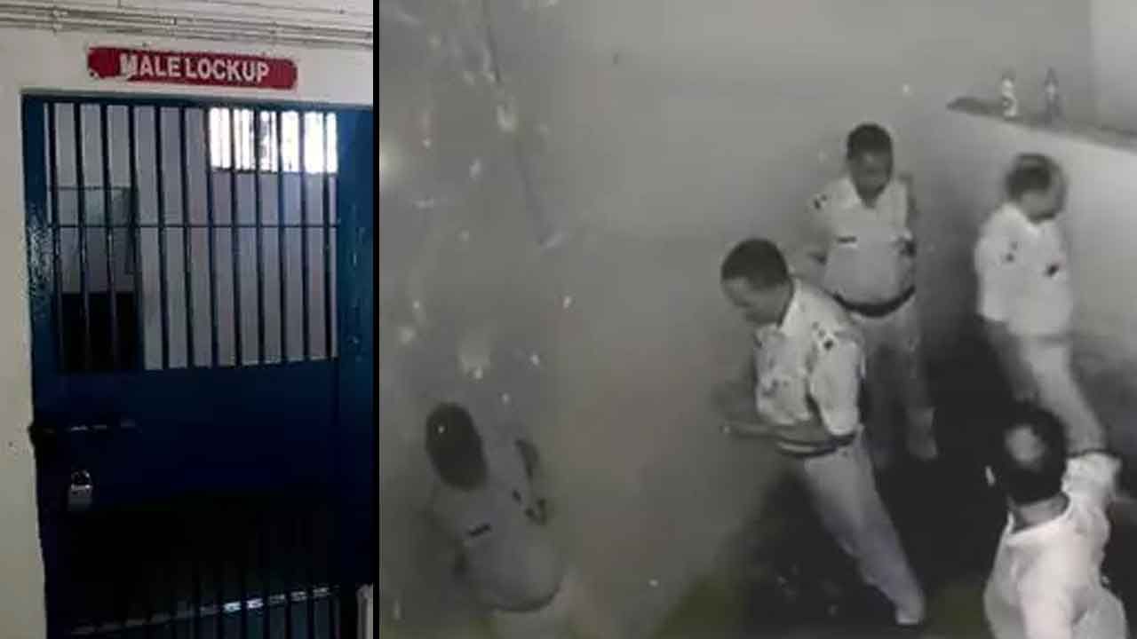 Viral Video: ಐವರು ಸಹೋದ್ಯೋಗಿಗಳನ್ನೇ ಲಾಕಪ್ಗೆ ತಳ್ಳಿದ ಪೊಲೀಸ್ ಅಧಿಕಾರಿ; ಸಿಬ್ಬಂದಿಯಿಂದ ವ್ಯಾಪಕ ಆಕ್ರೋಶ