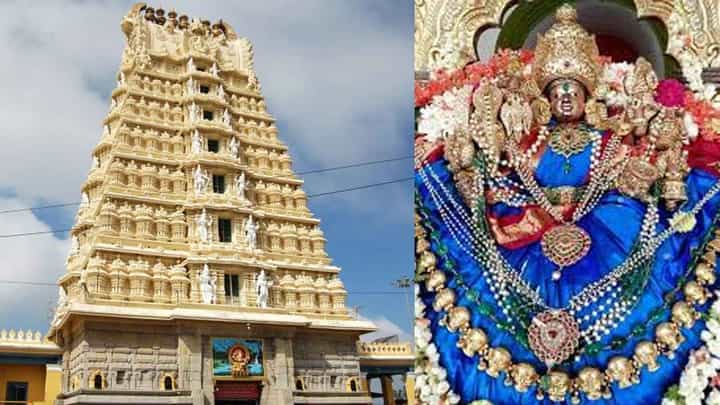 Mysuru Dasara-2022: ನವರಾತ್ರಿಗೆ 9 ದಿನ 9 ರೂಪದಲ್ಲಿ ಕಾಣಿಸಿಕೊಳ್ಳಲಿದ್ದಾಳೆ ಚಾಮುಂಡೇಶ್ವರಿ Mysuru Dasara-2022: ನವರಾತ್ರಿಗೆ 9 ದಿನ 9 ರೂಪದಲ್ಲಿ ಕಾಣಿಸಿಕೊಳ್ಳಲಿದ್ದಾಳೆ ಚಾಮುಂಡೇಶ್ವರಿ