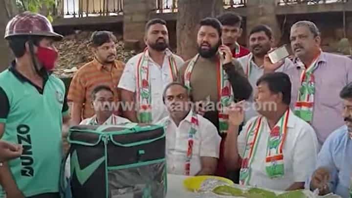 ಸಂಸದ ತೇಜಸ್ವಿ ಸೂರ್ಯಗೆ ಮಸಾಲೆ ದೋಸೆ ಪಾರ್ಸೆಲ್ ಕಳಿಸಿದ ಕಾಂಗ್ರೆಸ್ ಕಾರ್ಯಕರ್ತರು! ಸಂಸದ ತೇಜಸ್ವಿ ಸೂರ್ಯಗೆ ಮಸಾಲೆ ದೋಸೆ ಪಾರ್ಸೆಲ್ ಕಳಿಸಿದ ಕಾಂಗ್ರೆಸ್ ಕಾರ್ಯಕರ್ತರು!