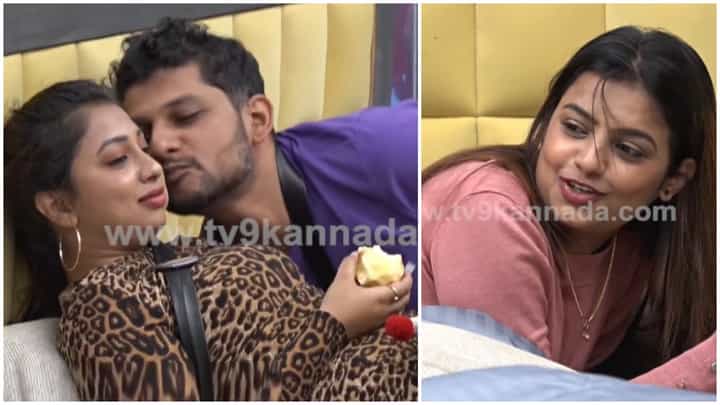BBK: ಜಯಶ್ರೀ ಕೆನ್ನೆಗೆ ರಾಕೇಶ್ ಸಿಹಿ ಮುತ್ತು; ಸೋನು ಶ್ರೀನಿವಾಸ್ ಗೌಡ ರಿಯಾಕ್ಷನ್ ಹೇಗಿತ್ತು? BBK: ಜಯಶ್ರೀ ಕೆನ್ನೆಗೆ ರಾಕೇಶ್ ಸಿಹಿ ಮುತ್ತು; ಸೋನು ಶ್ರೀನಿವಾಸ್ ಗೌಡ ರಿಯಾಕ್ಷನ್ ಹೇಗಿತ್ತು?
