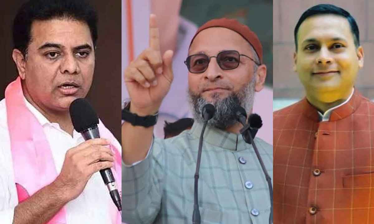 BJP vs TRS: ಬಿಜೆಪಿ, ಟಿಆರ್ಎಸ್, ಎಐಎಂಐಎಂ ನಡುವೆ ವಾಗ್ಯುದ್ಧಕ್ಕೆ ತೆಲಂಗಾಣ ವಿಮೋಚನಾ ದಿನದ ನೆಪ BJP vs TRS: ಬಿಜೆಪಿ, ಟಿಆರ್ಎಸ್, ಎಐಎಂಐಎಂ ನಡುವೆ ವಾಗ್ಯುದ್ಧಕ್ಕೆ ತೆಲಂಗಾಣ ವಿಮೋಚನಾ ದಿನದ ನೆಪ