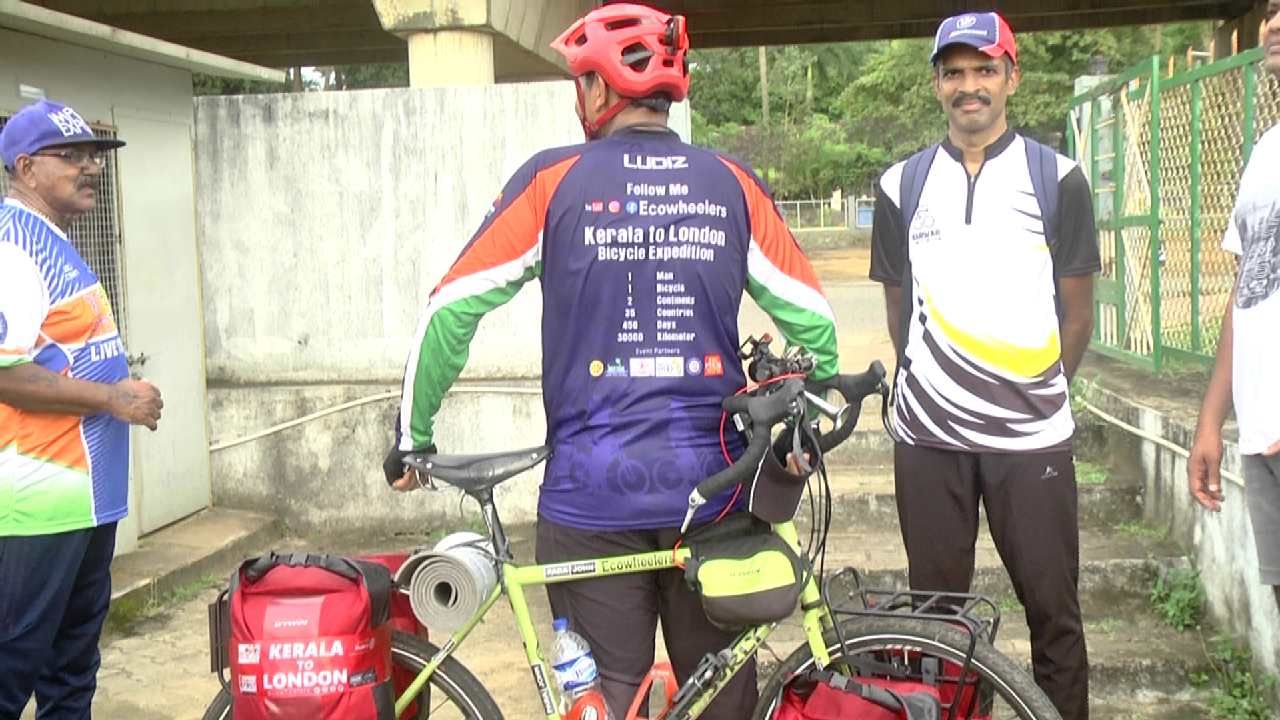 Kerala to London cycling