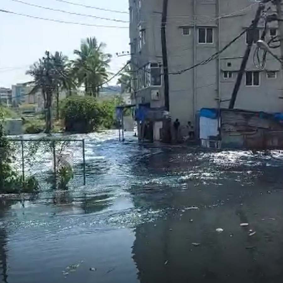 Bangalore rain Houses and roads filled with water Here are some photos
