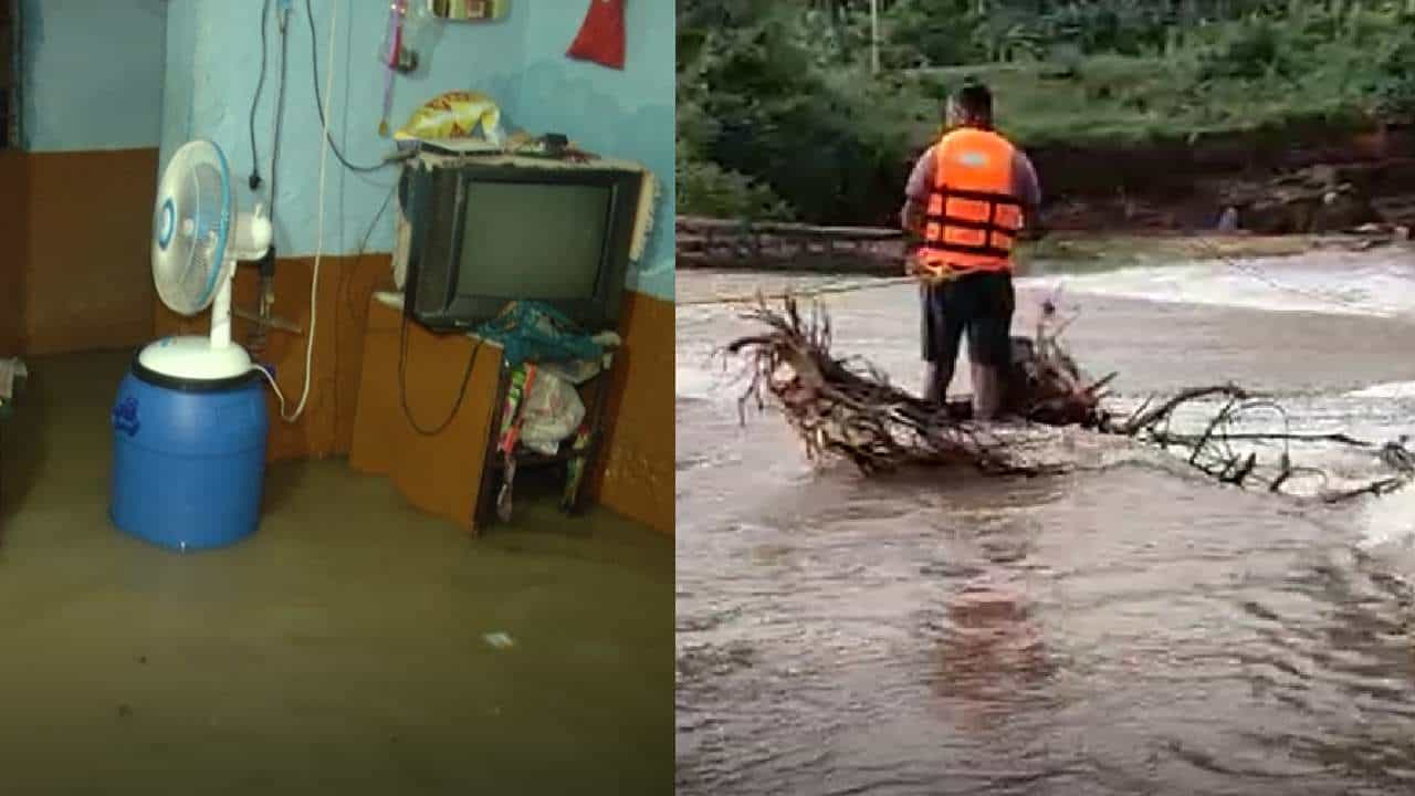 Karnataka Rain: ಕರುನಾಡಿನಲ್ಲಿ ಮುಂದುವರೆದ ವರುಣಾರ್ಭಟ, ನೂರಾರು ಮನೆಗಳಿಗೆ ನುಗ್ಗಿದ ಮಳೆ ನೀರು Karnataka Rain: ಕರುನಾಡಿನಲ್ಲಿ ಮುಂದುವರೆದ ವರುಣಾರ್ಭಟ, ನೂರಾರು ಮನೆಗಳಿಗೆ ನುಗ್ಗಿದ ಮಳೆ ನೀರು