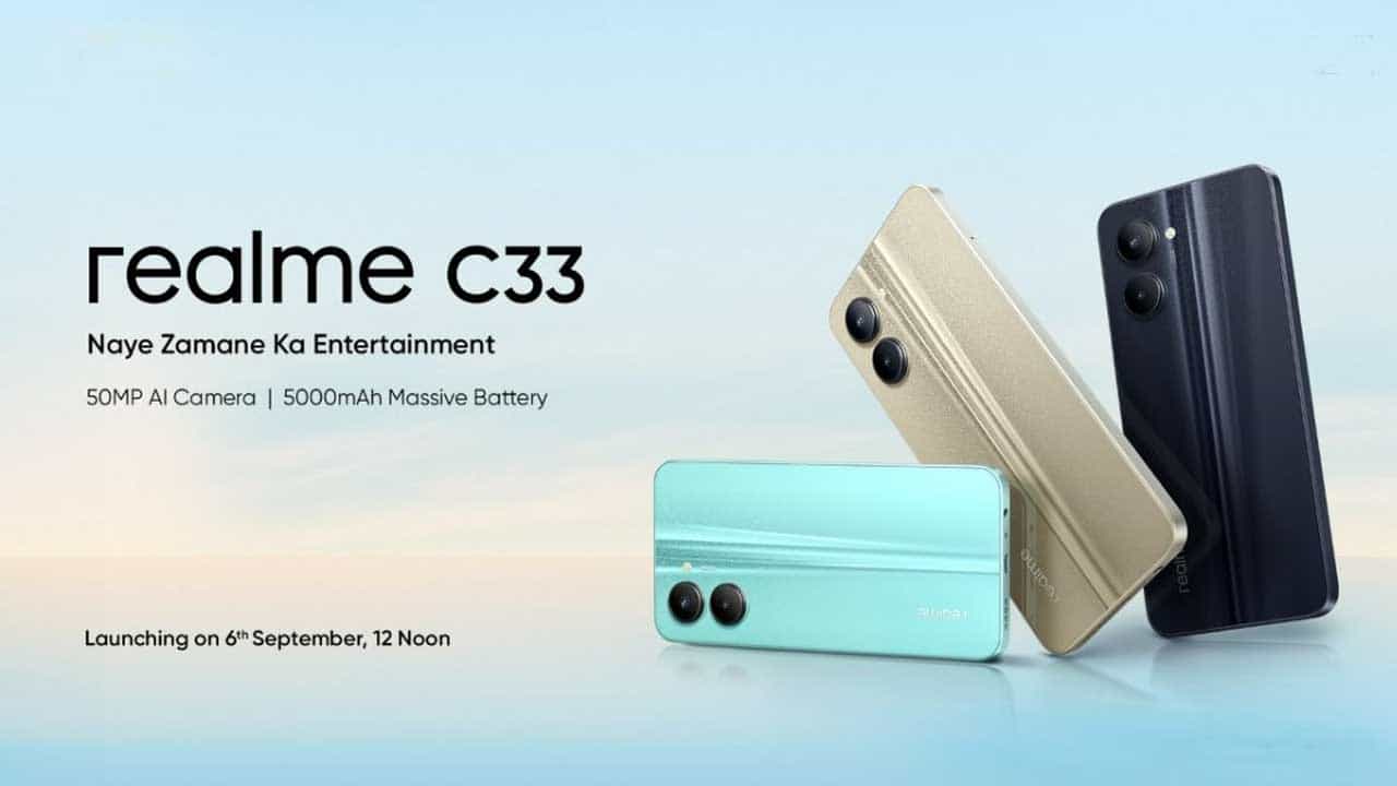 Realme C33: ಒಂದೇ ದಿನ ಬಾಕಿ: ಭಾರತಕ್ಕೆ ಅಪ್ಪಳಿಸುತ್ತಿದೆ ಭರ್ಜರಿ ಬ್ಯಾಟರಿ, ಕ್ಯಾಮೆರಾದ ಹೊಸ ರಿಯಲ್ ಮಿ ಸ್ಮಾರ್ಟ್​ಫೋನ್