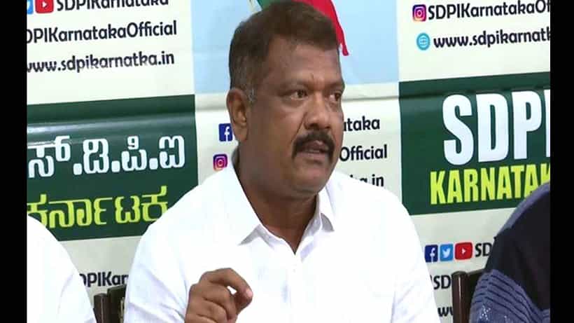 ಕೇಂದ್ರದ ಅಣತಿಯಂತೆ ಪಿಎಫ್ಐ ಮೇಲೆ ಪೊಲೀಸರ ದಾಳಿ: ಎಸ್ಡಿಪಿಐ ನಾಯಕ ಭಾಸ್ಕರ್ ಪ್ರಸಾದ್ ಆಕ್ರೋಶ