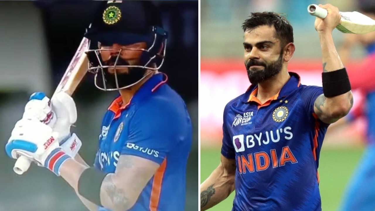 Virat Kohli: ವಿರಾಟ್ ಕೊಹ್ಲಿ ದಾಖಲೆಯ ಶತಕ ಸಿಡಿಸುವ ಮುನ್ನ ಕ್ರೀಸ್​ನಲ್ಲಿ ಏನು ಮಾಡಿದ್ರು ನೋಡಿ