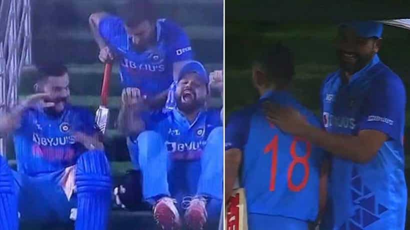 Virat Kohli: ಕೊನೆ ಕ್ಷಣದಲ್ಲಿ ಕೊಹ್ಲಿ ಔಟಾಗಿ ಪೆವಿಲಿಯನ್ಗೆ ಬಂದಾಗ ರೋಹಿತ್ ಏನು ಮಾಡಿದ್ರು ನೋಡಿ