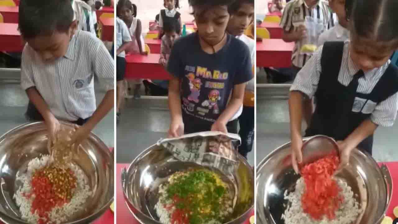 Viral Video : ಎರಡನೇ ಕ್ಲಾಸಿನ ಮಕ್ಕಳ ‘ಭೇಲ್ಪುರಿ’ಗೆ 10 ಮಿಲಿಯನ್ ನೆಟ್ಟಿಗರು ಫಿದಾ Viral Video : ಎರಡನೇ ಕ್ಲಾಸಿನ ಮಕ್ಕಳ ‘ಭೇಲ್ಪುರಿ’ಗೆ 10 ಮಿಲಿಯನ್ ನೆಟ್ಟಿಗರು ಫಿದಾ