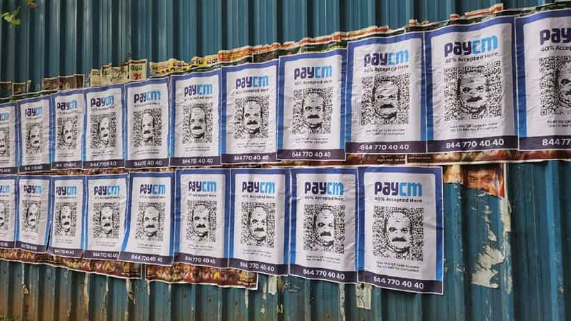 ಬೆಂಗಳೂರಿನ ಹಲವೆಡೆ ‘ಪೇ ಸಿಎಂ’ ಪೋಸ್ಟರ್ ಪ್ರಕರಣ; ಬಿಬಿಎಂಪಿ ಅಧಿಕಾರಿಗಳು ನೀಡಿರುವ ದೂರಿನನ್ವಯ ಎಫ್ಐಆರ್ ದಾಖಲು
