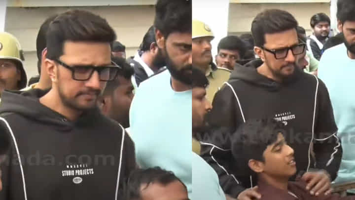 ಫ್ಯಾನ್ಸ್ ಭೇಟಿ ಮಾಡಿದ ಸುದೀಪ್; ಇಲ್ಲಿದೆ ಕಿಚ್ಚನ ಬರ್ತ್ಡೇ ಸಂಭ್ರಮದ ಲೈವ್ ವಿಡಿಯೋ ಫ್ಯಾನ್ಸ್ ಭೇಟಿ ಮಾಡಿದ ಸುದೀಪ್; ಇಲ್ಲಿದೆ ಕಿಚ್ಚನ ಬರ್ತ್ಡೇ ಸಂಭ್ರಮದ ಲೈವ್ ವಿಡಿಯೋ