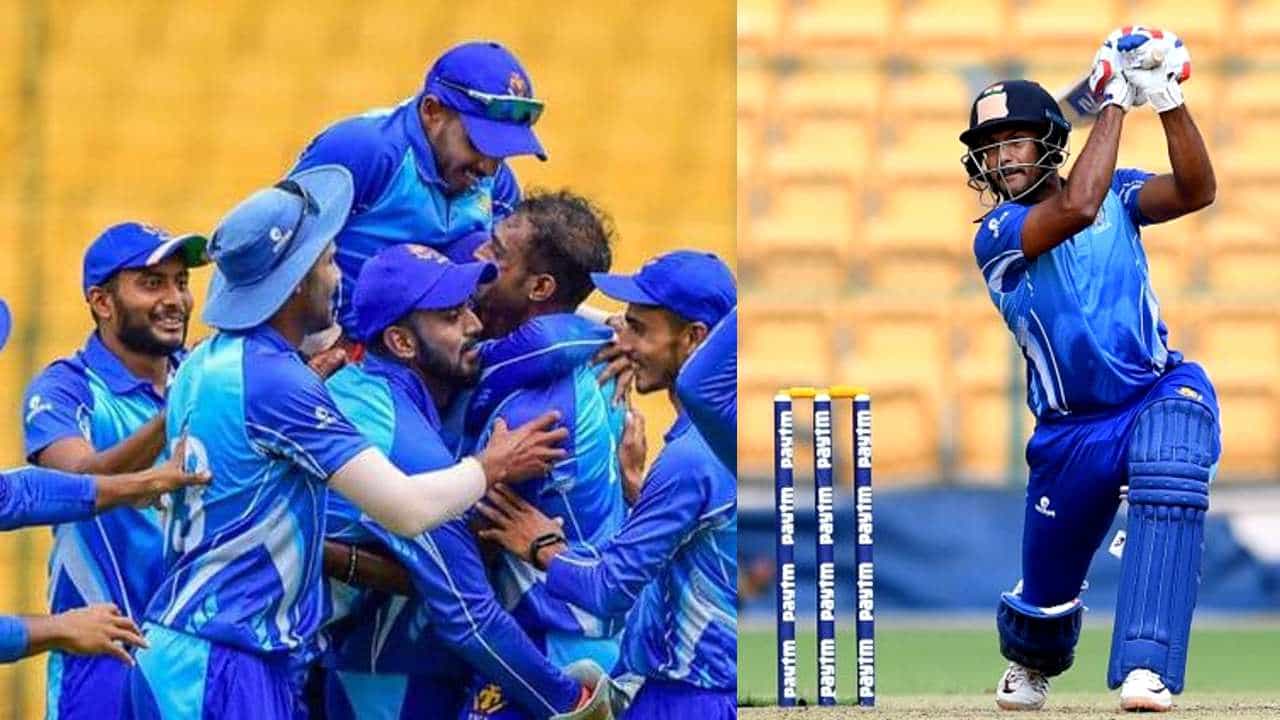 SMAT T20: ಎರಡಂಕಿ ಮೊತ್ತಕ್ಕೆ ಆಲೌಟ್ ಮಾಡಿ, 6.5 ಓವರ್ನಲ್ಲಿ ಪಂದ್ಯ ಮುಗಿಸಿದ ಕರ್ನಾಟಕ SMAT T20: ಎರಡಂಕಿ ಮೊತ್ತಕ್ಕೆ ಆಲೌಟ್ ಮಾಡಿ, 6.5 ಓವರ್ನಲ್ಲಿ ಪಂದ್ಯ ಮುಗಿಸಿದ ಕರ್ನಾಟಕ