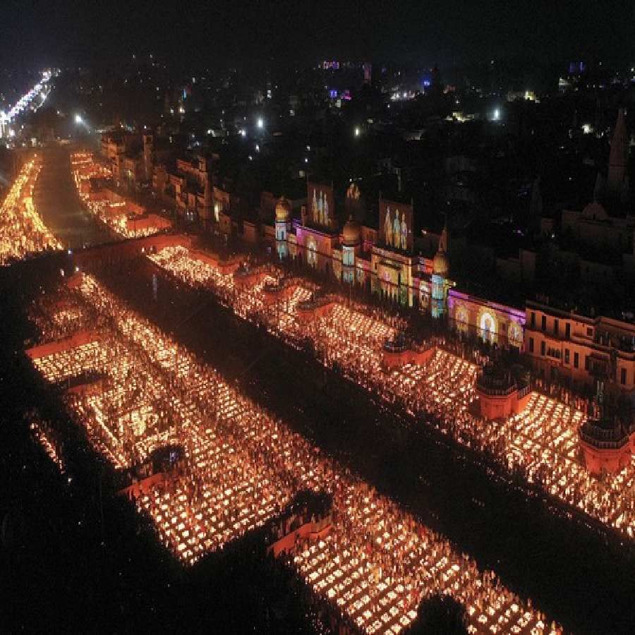 Ayodhya sets world record by lighting over 15 lakh diyas on Deepotsav in PM Modi's presence