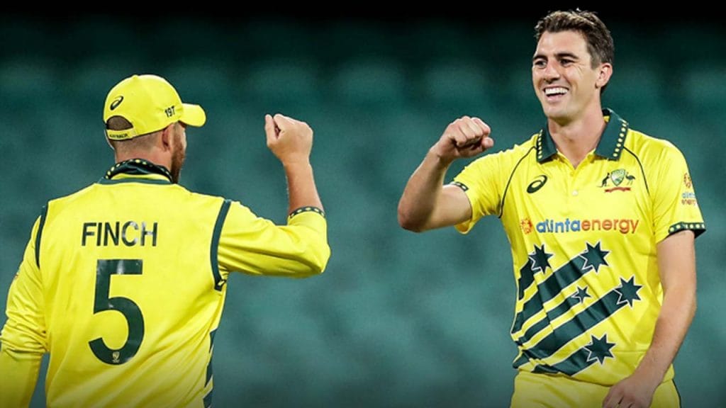Aaron Finch and Pat Cummins