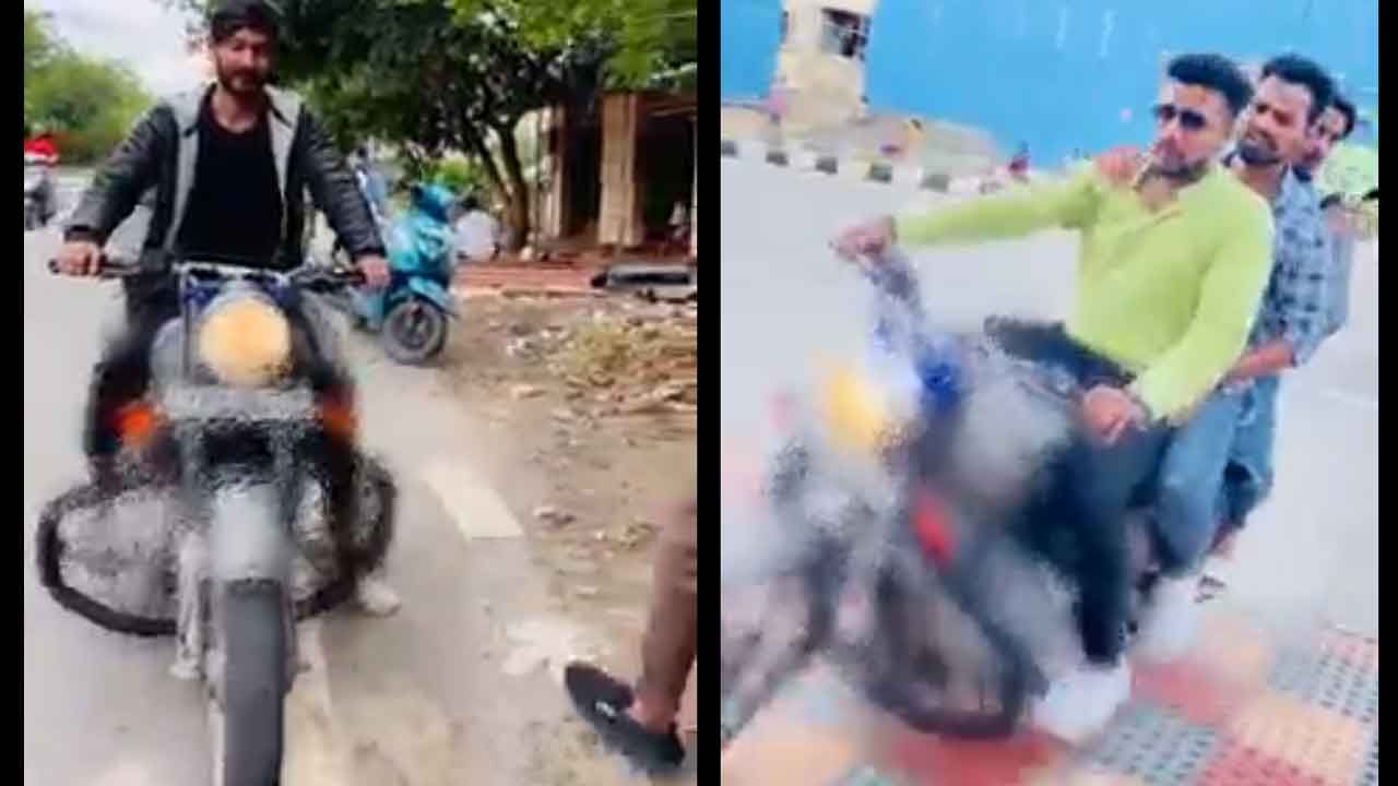 ಹೆಲ್ಮೆಟ್ ಇಲ್ಲದೇ ರೀಲ್ಸ್ ಮಾಡಲು ಯುವಕರ ಹೊಸ ಪ್ಲಾನ್: ಚುರುಕಾದ ಟ್ರಾಫಿಕ್ ಪೊಲೀಸ್ ಹೆಲ್ಮೆಟ್ ಇಲ್ಲದೇ ರೀಲ್ಸ್ ಮಾಡಲು ಯುವಕರ ಹೊಸ ಪ್ಲಾನ್: ಚುರುಕಾದ ಟ್ರಾಫಿಕ್ ಪೊಲೀಸ್
