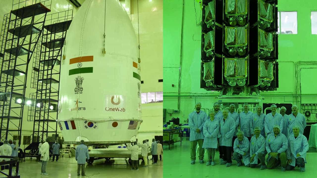 GSLV MkIII Rocket Mission: ಸಂವಹನ ಸೇವೆಗೆಂದೇ 36 ಉಪಗ್ರಹ ಹೊತ್ತು ಆಕಾಶಕ್ಕೆ ಹಾರಲಿದೆ GSLV MkIII GSLV MkIII Rocket Mission: ಸಂವಹನ ಸೇವೆಗೆಂದೇ 36 ಉಪಗ್ರಹ ಹೊತ್ತು ಆಕಾಶಕ್ಕೆ ಹಾರಲಿದೆ GSLV MkIII