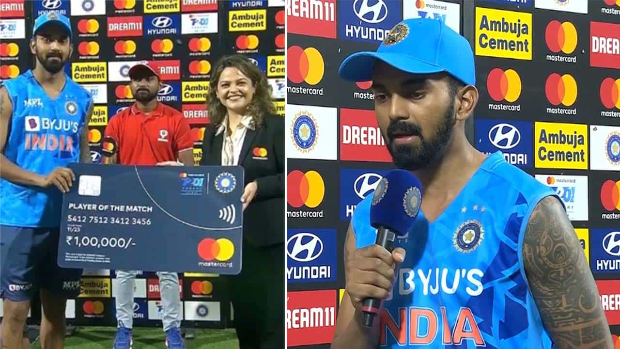KL Rahul: ಪಂದ್ಯಶ್ರೇಷ್ಠ ನೀಡುವ ವೇಳೆ ಈ ಪ್ರಶಸ್ತಿ ನನಗೆ ಬೇಡ ಎಂದ ಕೆಎಲ್ ರಾಹುಲ್: ಯಾಕೆ ಗೊತ್ತೇ? KL Rahul: ಪಂದ್ಯಶ್ರೇಷ್ಠ ನೀಡುವ ವೇಳೆ ಈ ಪ್ರಶಸ್ತಿ ನನಗೆ ಬೇಡ ಎಂದ ಕೆಎಲ್ ರಾಹುಲ್: ಯಾಕೆ ಗೊತ್ತೇ?