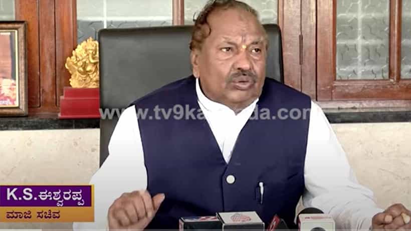 ಟಿಪ್ಪು ಪ್ರತಿಮೆ ನಿರ್ಮಾಣ; ಶಾಸಕ ತನ್ವೀರ್ ಸೇಠ್ ದೇಶದ್ರೋಹಿ ಚಟುವಟಿಕೆಯ ಒಂದು ಭಾಗ ಆಗುತ್ತಾರೆ: ಕೆ.ಎಸ್.ಈಶ್ವರಪ್ಪ