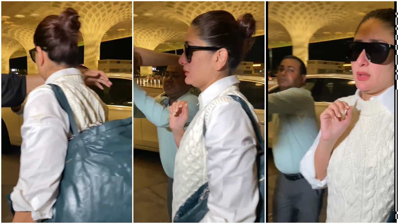 Kareena Kapoor Khan: ಎಲ್ಲರ ಎದುರು ಕರೀನಾ ಮೈ ಮೇಲೆ ಕೈ ಹಾಕಲು ಬಂದ ಅಭಿಮಾನಿ; ಶಾಕ್ ಆದ ನಟಿಯ ವಿಡಿಯೋ ವೈರಲ್ Kareena Kapoor Khan: ಎಲ್ಲರ ಎದುರು ಕರೀನಾ ಮೈ ಮೇಲೆ ಕೈ ಹಾಕಲು ಬಂದ ಅಭಿಮಾನಿ; ಶಾಕ್ ಆದ ನಟಿಯ ವಿಡಿಯೋ ವೈರಲ್