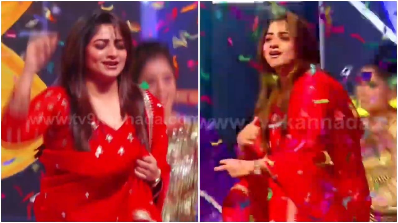 Rachita Ram: ‘ಹೆಡ್​ ಬುಷ್’​ ಪ್ರೀ-ರಿಲೀಸ್​ ಇವೆಂಟ್​ನಲ್ಲಿ ರಚಿತಾ ರಾಮ್​ ಬಿಂದಾಸ್​ ಡ್ಯಾನ್ಸ್​; ಇಲ್ಲಿದೆ ವಿಡಿಯೋ