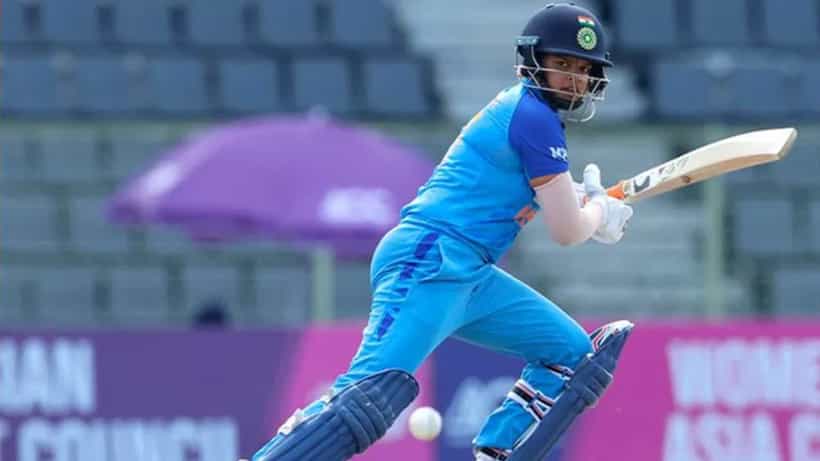 Womens Asia Cup Semi Final: ಸೆಮಿಫೈನಲ್ ಪಂದ್ಯದಲ್ಲಿ 6 ಎಸೆತಗಳಲ್ಲಿ 26 ರನ್ ಚಚ್ಚಿದ ಶಫಾಲಿ..!