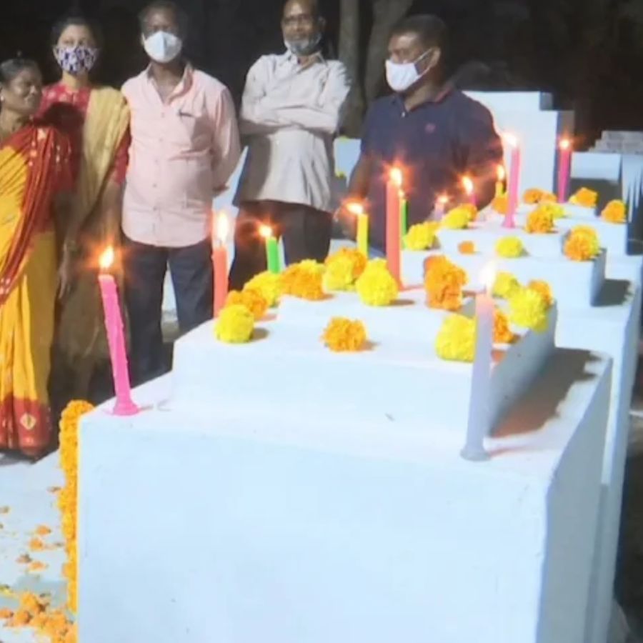 Diwali festival at the cemetery