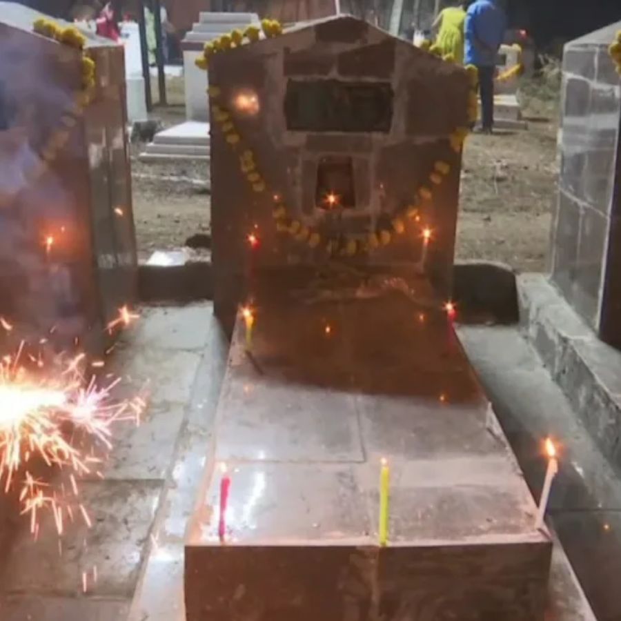 Diwali festival at the cemetery