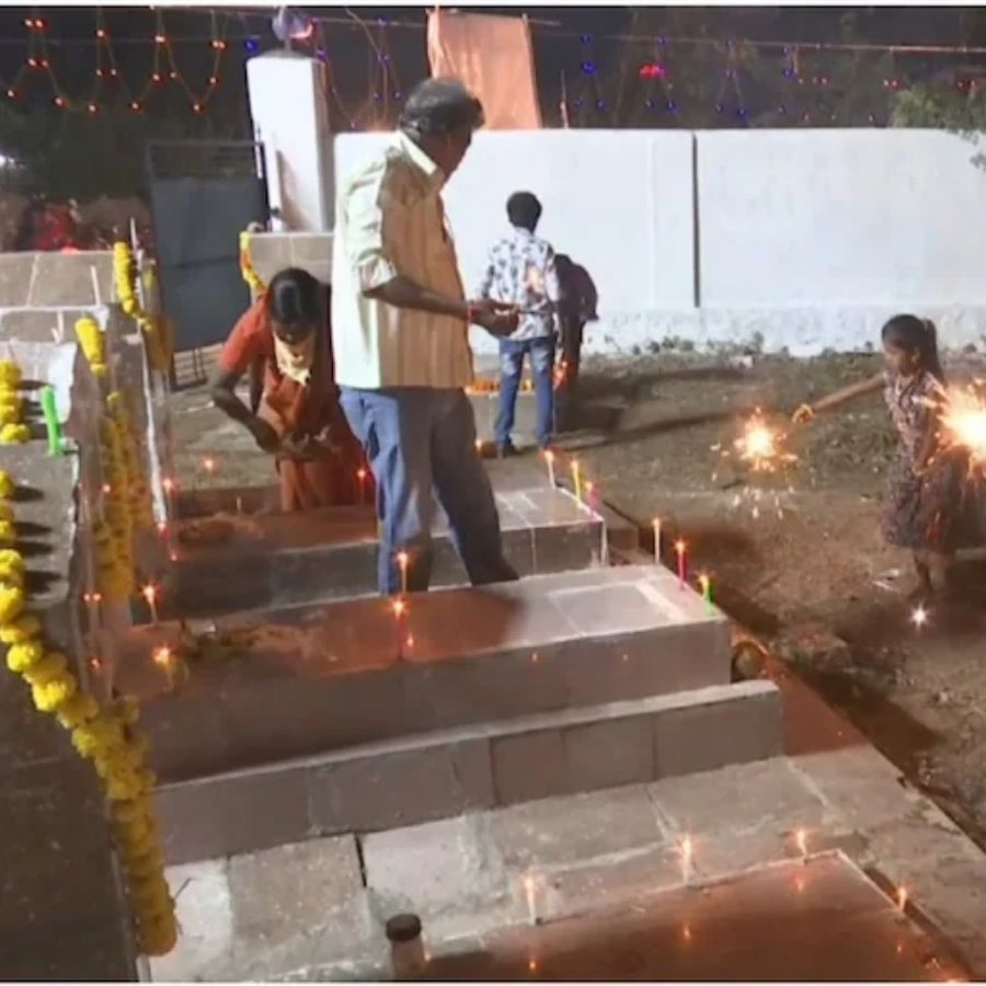 Diwali festival at the cemetery