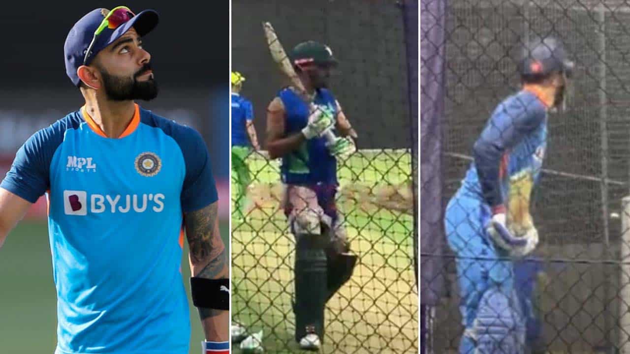 Virat Kohli: ನೆಟ್ನಲ್ಲಿ ಜೊತೆಯಾಗಿ ಅಭ್ಯಾಸ ನಡೆಸಿದ ವಿರಾಟ್ ಕೊಹ್ಲಿ, ಬಾಬರ್ ಅಜಮ್: ವೈರಲ್ ವಿಡಿಯೋ ನೋಡಿ Virat Kohli: ನೆಟ್ನಲ್ಲಿ ಜೊತೆಯಾಗಿ ಅಭ್ಯಾಸ ನಡೆಸಿದ ವಿರಾಟ್ ಕೊಹ್ಲಿ, ಬಾಬರ್ ಅಜಮ್: ವೈರಲ್ ವಿಡಿಯೋ ನೋಡಿ