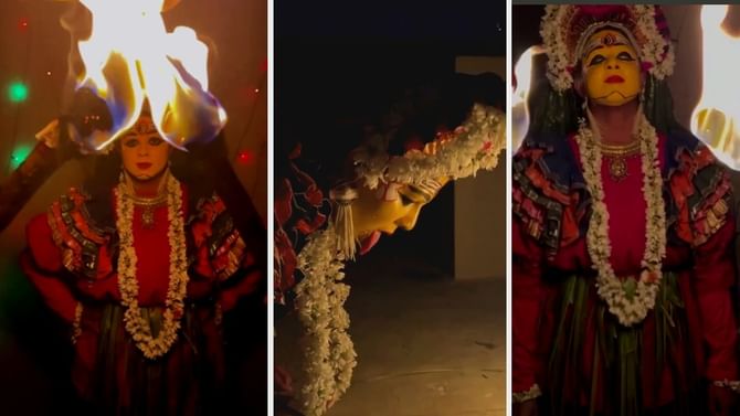 Kantara Daiva: ವಿವಾದಕ್ಕೀಡಾದ ಯುವತಿ, ಕಾಂತಾರ ಸಿನಿಮಾದ ದೈವದ ದೃಶ್ಯ ರೀಲ್ಸ್ ಮಾಡಿ ಅಪಮೌಲ್ಯ: ಭಕ್ತರು ಕಿಡಿಕಿಡಿ Kantara Daiva: ವಿವಾದಕ್ಕೀಡಾದ ಯುವತಿ, ಕಾಂತಾರ ಸಿನಿಮಾದ ದೈವದ ದೃಶ್ಯ ರೀಲ್ಸ್ ಮಾಡಿ ಅಪಮೌಲ್ಯ: ಭಕ್ತರು ಕಿಡಿಕಿಡಿ