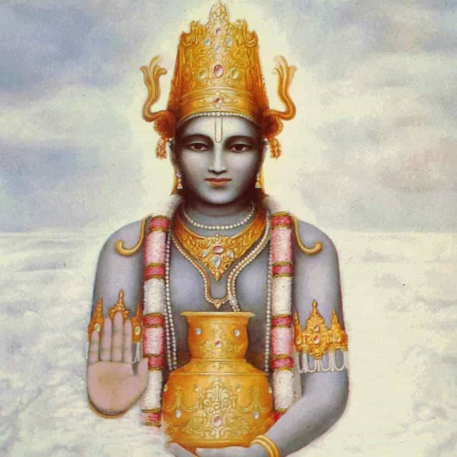 1. ಈ ಬಾರಿ ಧನ್ ತೇರಾಸ್ (Dhanteras -ಧನ್ ತ್ರಯೋದಶಿ) ಅಕ್ಟೋಬರ್ 23 ಬಂದಿದೆ. ಧನ್ ತೇರಾಸ್ ದಿನದಂದು ಧನ್ವಂತರಿಯನ್ನು ಪೂಜಿಸಲಾಗುತ್ತದೆ. ಧನ್ವಂತರಿಯು ವಿಷ್ಣುವಿನ ಅವತಾರ ಮತ್ತು ಆಯುರ್ವೇದ ಔಷಧದ ಅದಿಪತಿ ದೇವರು ಎಂದು ಪರಿಗಣಿಸಲಾಗಿದೆ. ಧನ್ವಂತರಿಯ ಜನ್ಮದಿನವನ್ನು ಧನ್ ತೇರಾಸ್ ಎಂದು ಆಚರಿಸಲಾಗುತ್ತದೆ. ದಂತಕಥೆಯ ಪ್ರಕಾರ ಧನ್ವಂತರಿಯು ಧನ್ ತೇರಾಸ್ ಗಳ ದಿನದಂದು ಅಮೃತದ ಪಾತ್ರೆಯೊಂದಿಗೆ ಸಾಗರದಿಂದ ಬಂದ ದೇವ. ಧನ್ ತೇರಾಸ್ ದಿನದಂದು ನೀವು ಧನ್ವಂತರಿ ದೇವಸ್ಥಾನಕ್ಕೆ ಭೇಟಿ ನೀಡಬಹುದು. ಯಾವ ಯಾವ ದೇವಾಲಯಗಳಿಗೆ ಭೇಟಿ ನೀಡಬಹುದು ಎಂದು ತಿಳಿಯೋಣ.