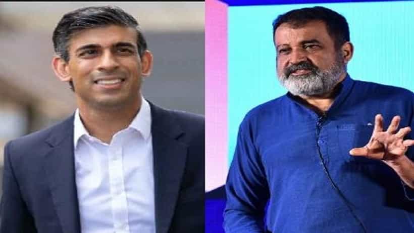 ಭಾರತದ ಅಳಿಯನಿಗೆ ಬ್ರಿಟನ್ ಪ್ರಧಾನಿ ಪಟ್ಟ: ರಿಷಿಗೆ ಭಾರತ ಬೇರೆ ದೇಶದಂತೆ, ನೋಡಿ ಖುಷಿಪಡಬೇಕು ಎಂದ ಪೈ