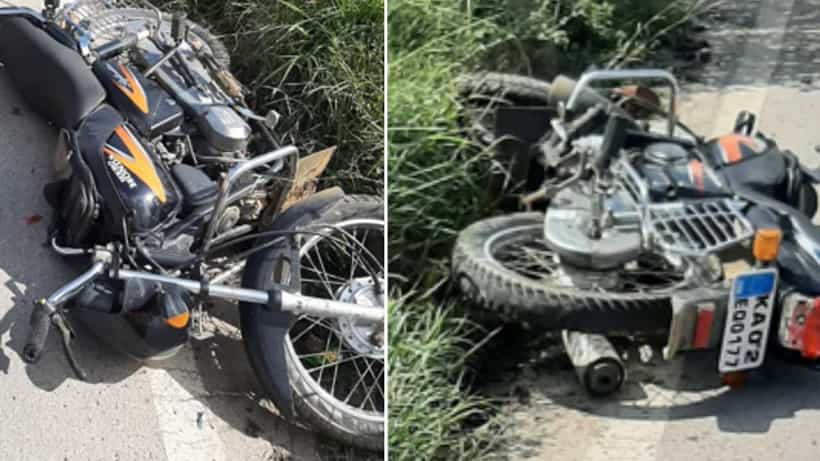 ಬೈಕ್ಗೆ ಅಪರಿಚಿತ ವಾಹನ ಡಿಕ್ಕಿ: ಬೈಕ್ ಸವಾರ ಸ್ಥಳದಲ್ಲೇ ಸಾವು