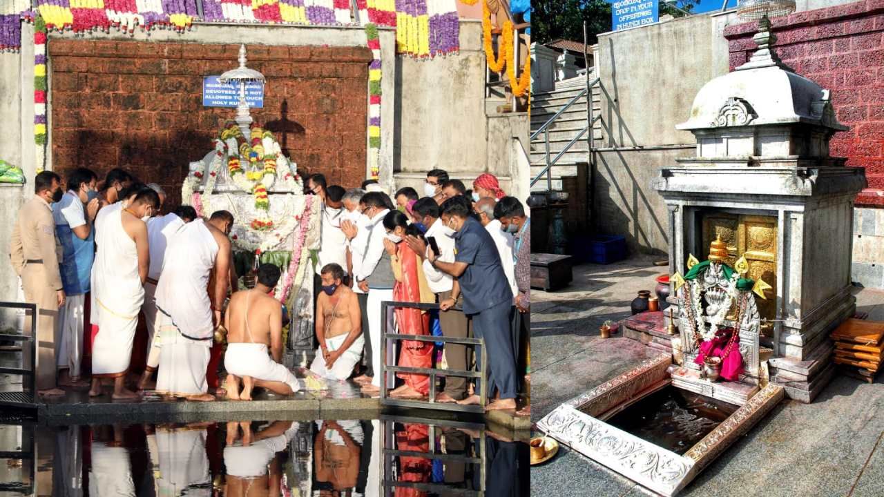 ಕೊಡಗಿನ ತಲಕಾವೇರಿಯಲ್ಲಿ ತೀರ್ಥೋದ್ಭವಕ್ಕೆ ಕ್ಷಣಗಣನೆ: ಪೊಲೀಸರಿಂದ ಭಾರೀ ಬಂದೋಬಸ್ತ್