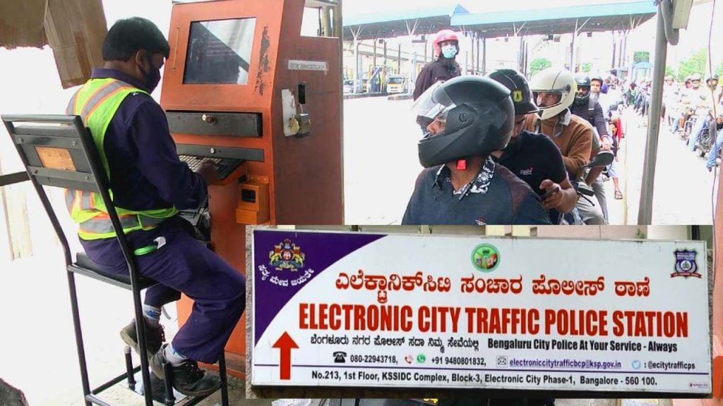 Bike travelling may be Banned on highway flyover at Electronic city on Bangalore Hosur Highway