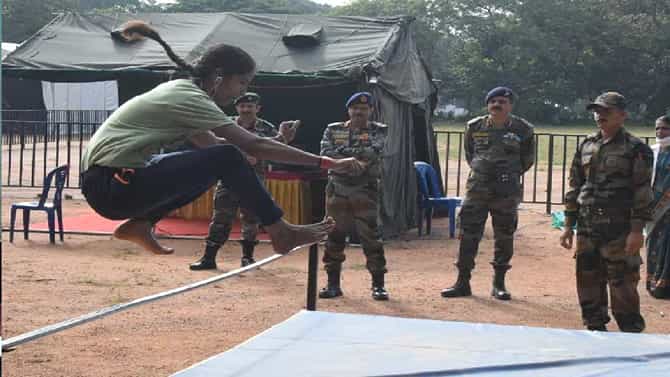 ಅಗ್ನಿಪಥ್ ಮಹಿಳಾ ಮಿಲಿಟರಿ ಪೊಲೀಸ್​​​ ರ್ಯಾಲಿ ಯಶಸ್ವಿ