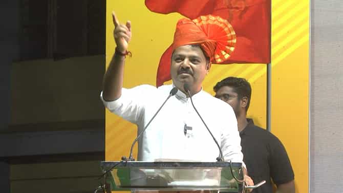 ತಾಕತ್ತಿದ್ದರೆ ಬಹಿರಂಗ ಚರ್ಚೆಗೆ ಬನ್ನಿ: ಯಮಕನಮರಡಿಯ ನಾನು ಹಿಂದೂ ಸಮಾವೇಶದಲ್ಲಿ ಸತೀಶ್ ಜಾರಕಿಹೊಳಿಗೆ ಸೂಲಿಬೆಲೆ ಸವಾಲ್