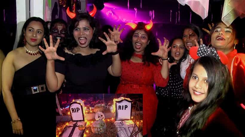 Halloween -ಮರಣವೇ ಮಹಾನವಮಿ: ದಾವಣಗೆರೆ ಯುವತಿಯರಿಂದ ಭರ್ಜರಿ ಹ್ಯಾಲೋವೀನ್ ಸಂಭ್ರಮಾಚರಣೆ!